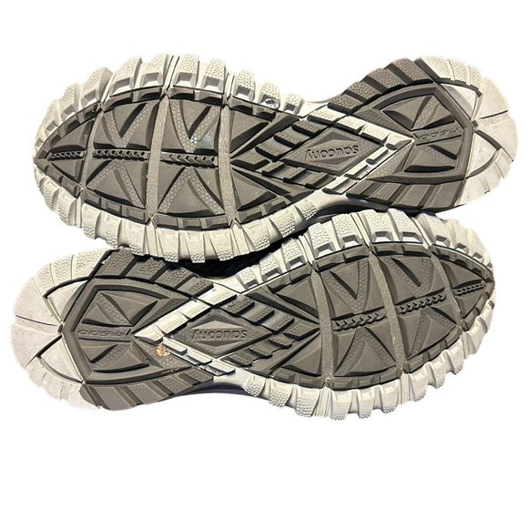 Saucony Excursion TR9 Gray Red Trail Running Outdoor Sneaker Shoes Womens 7.5 - Picture 11 of 16